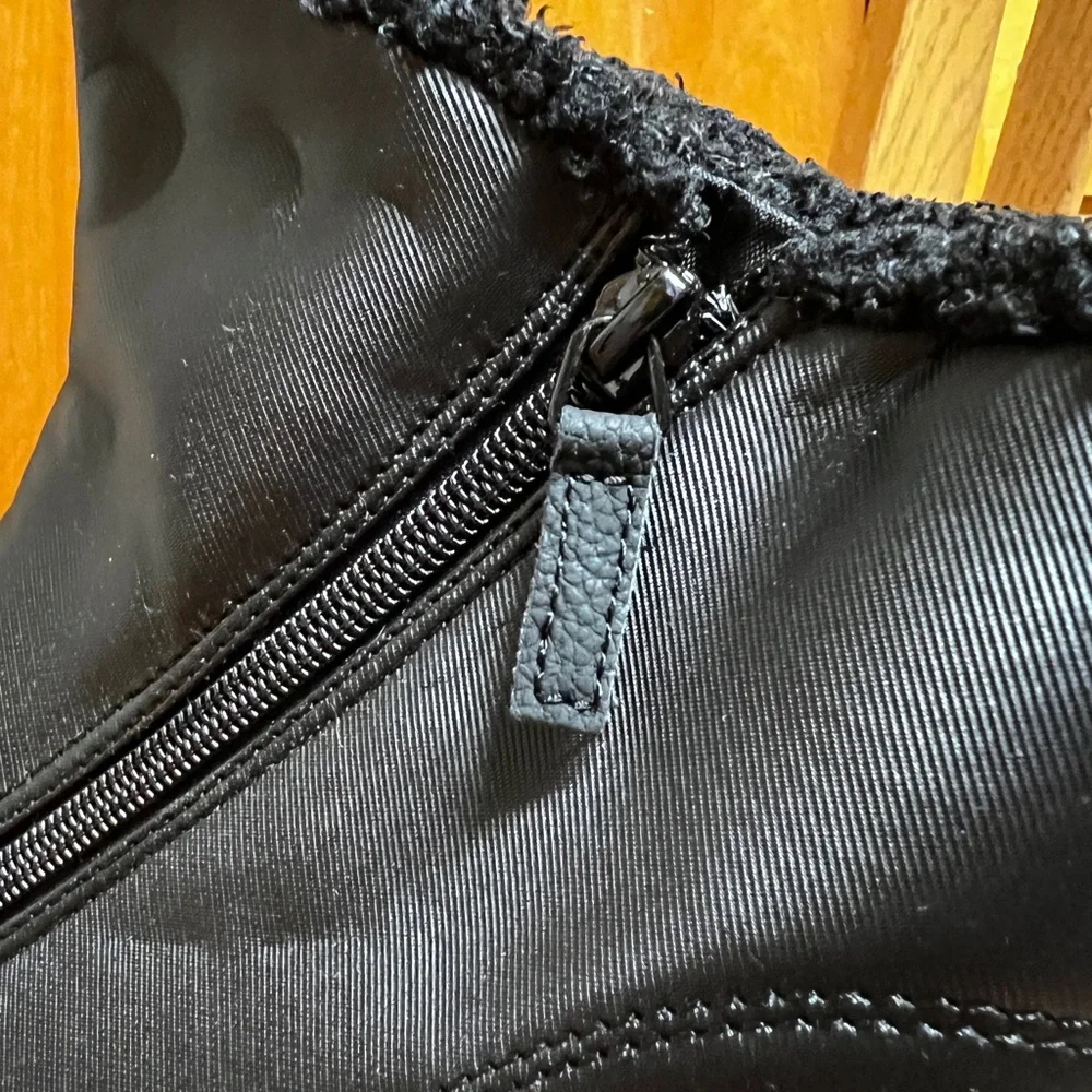 JBU Women's Black Winter Boots with Faux Fur Trim - Picture 3 of 7